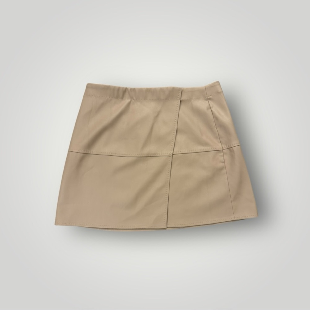 Max Studio Beige A-Line Skirt